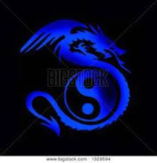 Stock Photos Royalty Free Images Vectors Yin Yang Art Blue Dragon Tribal Dragon Tattoos