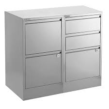 Buy bisley filing cabinets at cheap prices with next day delivery across the uk. Bisley Silver 2 3 Drawer Locking Filing Cabinets The Container Store