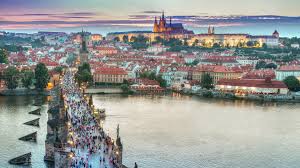 El clima de praga imagen de praga en enero el clima de praga es continental. Fondos De Pantalla 3840x2160 Republica Checa Praga Tarde Casa Puentes Rios Ciudades Descargar Imagenes