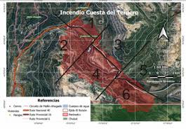 Es un incendio que se generó dentro del bosque y se dan las condiciones extremas para. El Intendente De El Bolson Pide Refuerzos Para Contener El Incendio En Cuesta Del Ternero