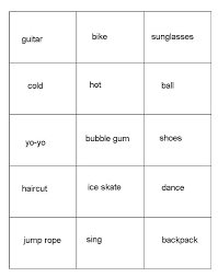 Printable Charades Cards Charades Cards Charades For Kids Pictionary For Kids