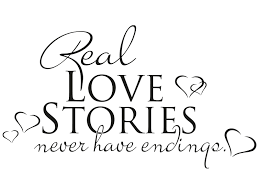 Official video for single real love off massari's self titled debut album. Wandtattoo Real Love Stories Never Have Endings Klebeheld De