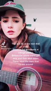 This is a list of the men that you will see at college parties/house shows.  #songwriter #sorryifurnameischris #folk #music #college