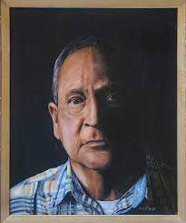 Come back to us. Self portrait. Dealing with my battles with paranoid  schizophrenia. Oil