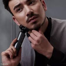 Máy cạo râu Runwe RS196 3 lưỡi sắc bén tự sắc có sạc Type và chống nước khi  vệ sinh GD025