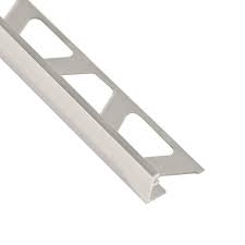 Schluter Jolly Edge Trim 1 2in Aluminum Polished Chrome Polished Chrome Chrome Tile Edge