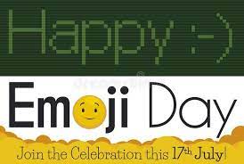 Retro Digital Screen With Pixel Emoticon Of Grinning Face And Modern Smiling Face Promoting Emoji Day Celebration This 17th Jul Grinning Face Happy Emoji Emoji
