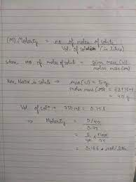 It is important to always use moles for the solute and. What Is The Molarity Of 5 00 G Of Naoh In 750 0 Ml Of Solution Quora