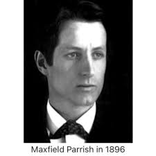 SCRIBNERS Original Vintage Print Poster Maxfield Parrish Art Deco Artist  Antique