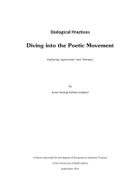 Sambil dengerin musiknya , dan pastikan kunci gitar ukulele kalian sama dengan musik yang di ikuti. Pdf Dialogical Practices Diving Into The Poetic Movement Exploring Supervision And Therapy
