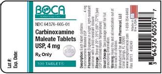Image result for Carbinoxamine