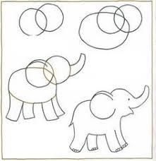 Learn how to draw simple cartoon elephant in this simple and easy step by.\r download pdf how to draw kawaii cute animals + characters 3: Easy To Draw Elephant Google Search Elephant Drawing Easy Drawings Easy Elephant Drawing
