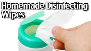 easy homemade disinfecting wipes