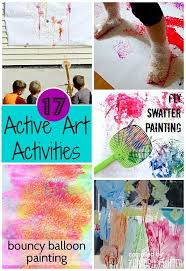 I'm so excited to write this post. Art Activities For Active Kids