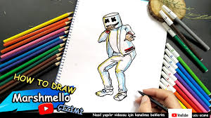 Marshmello falls in love with little kelly | fortnite short film little kelly gameplay channel. Artstation How To Draw Marshmello Art Tutorial Fortnite Ucu Ucuna