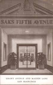 Maybe you would like to learn more about one of these? Saks Fifth Avenue Grant Avenue And Maiden Lane San Francisco Ca Postcard
