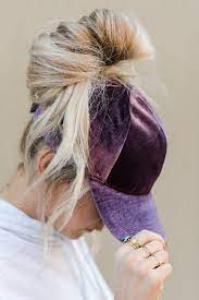 Hair Styles Bun Messy Baseball Caps 24 Ideas Hair Styles Prom Hairstyles For Short Hair Long Hair Styles