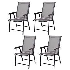 Costway Camping Deck Garden Folding Chair Set Of 4 Walmart Com Outdoor Folding Chairs Patio Chairs Folding Chair