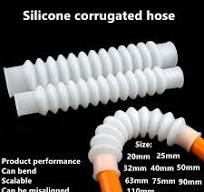 1PC I.D 20~110mm Silicone Corrugated Pipes Rubber Hose Expansion and  Bending Water Tube PVC Flexible Connection Threaded Pipe - AliExpress