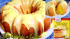 Maybe you would like to learn more about one of these? Let S Make A Cake Duncan Hines Lemon Bundt Cake Cake Youtube