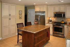 building kitchen island with wall