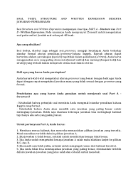 Top pdf 179120373 soal tes toefl dan pembahasan (1) (+100 docs) top pdf soal tes toefl dan pembahasan jawaban structure (+10000 docs) bagaimana mengenalinya jika anda memiliki gondok tiroid tips survival penting jika anda tersesat di hutan solusinya jika anda tidak terundang sebagai peserta ppg di sim pkb. Contoh Soal Soal Toefl Dan Pembahasannya Pdf Berbagai Contoh