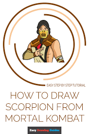 Drawing scorpion step by picture 2635839 drawing scorpion step by. How To Draw Scorpion From Mortal Kombat Really Easy Drawing Tutorial