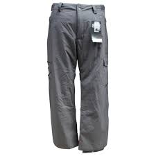 details about quiksilver atacama mens size xl grey smoke waterproof ski snow board pants