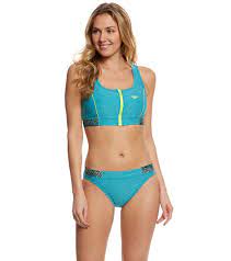 Speedo Women S Heather Two Piece Set At Swimoutlet Com Two Piece Women Speedo