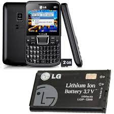 باتری گوشی ال جی LG Tri Chip C333 با شماره فنی LGIP-530B