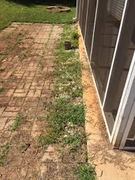 sunken pavers that flood when it rains