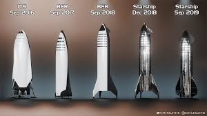 Every Iteration Of Spacex Starship From 2016 To 2019 Spacex Starship Spacex Starship
