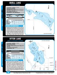 southeastern michigan fishing map guide