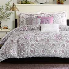 The purple color that is also described as plum or violet is not the most cozy beddings reversible purple comforter might be a nice solution for a contemporary style bedroom or a child's room. Purple Gray Bedding Purple Bedrooms Bedroom Design Purple Bedroom Decor