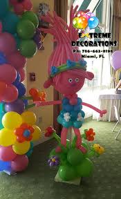 Birthday Ideas In Miami Trolls Theme Balloon Sculpture Trolls Birthday Party Idea Party Decorations Miami Balloon Ar Trolls Birthday Party Trolls Birthday Balloon Decorations Party
