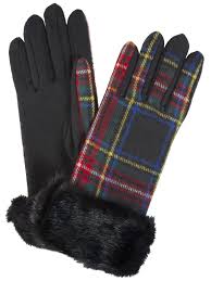 Try finding the one that is. Dents Womens Wool Tartan Gloves Faux Fur Cuff 3 Colours Tout Ensemble
