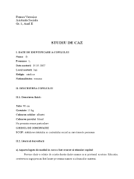 Studiu asupra sistemului de protectie sociala in romania. Studiu De Caz Asistenta Sociala