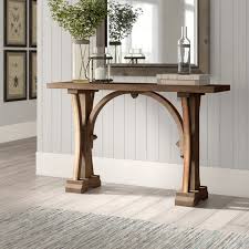 Aubin 54 Solid Wood Console Table Reviews Birch Lane In 2020 Console Table Decorating Console Table Wood Console Table