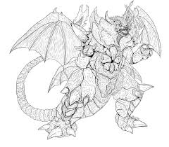 4 more days until godzilla hits theaters. Godzilla Destoroyah Lineart By Swords And Tequila On Deviantart In 2021 Godzilla Kaiju Art Coloring Pages