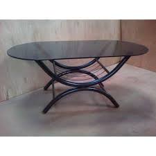 Karenanya, meja kaca tidak mudah meresap cara awal untuk membersihkan meja kaca tentunya dengan membersihkan debu yang menempel. Meja Tamu Kaca Oval Promo Harga Shopee Indonesia