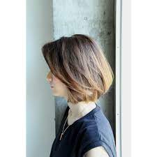 前髪長めのまとまるボブスタイル orque 札幌大通 オルクサッポロオオドオリ のヘアスタイル 美容院 美容室を予約するなら楽天ビューティ 前髪長め ヘアスタイル ボブ