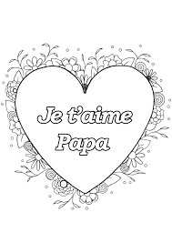 Coloriages de la fête des pères. Fete Des Peres 8 Fete Des Peres Coloriages Difficiles Pour Adultes
