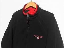 Black And Red Polo Jacket Vintage Polo Sport Reversible Jacket Black Red Size M New