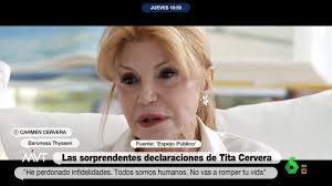 La baronesa Thyssen reconoce haber sido infiel: "Somos humanos. Perdonarlo  o no es un tema de ego"