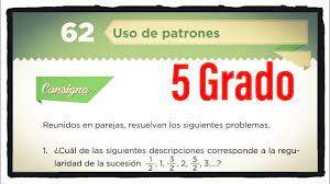 Desafios matematicos sexto grado apoyo para el docente from. Desafio 62 Quinto Grado Uso De Patrones Pagina 118 Del Libro De Matematicas De 5 Grado Youtube
