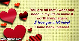 You Are All That I Want I Love You Message For Ex Girlfriend