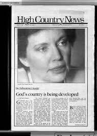 High Country News Vol. 20.7, Apr. 11, 1988