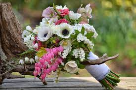 Wedding Flowers From Springwell Flower Bouquet Wedding Wedding Bouquets Bleeding Heart
