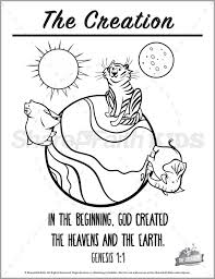 Plus, it's an easy way to celebrate each season or special holidays. Genesis 1 The Creation Story Preschool Coloring Pages Sharefaith Kids
