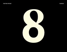 Stroke means width of the face elements of a number or letter. Arial New Roman On Behance